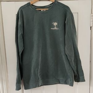 Comfort Colors Men's Crewneck Sweater - Charleston S.C. Teal